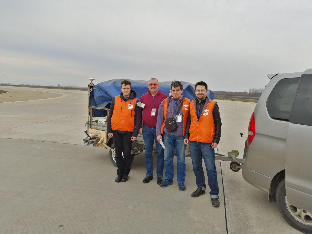 Сотрудники НПО ГК  «Технологии Надежности» провели мониторинг состояния  покрытия взлётно-посадочной полосы в Международном аэропорту Краснодар